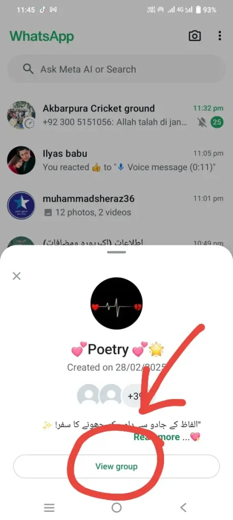 how to join poetry whatsapp group links
